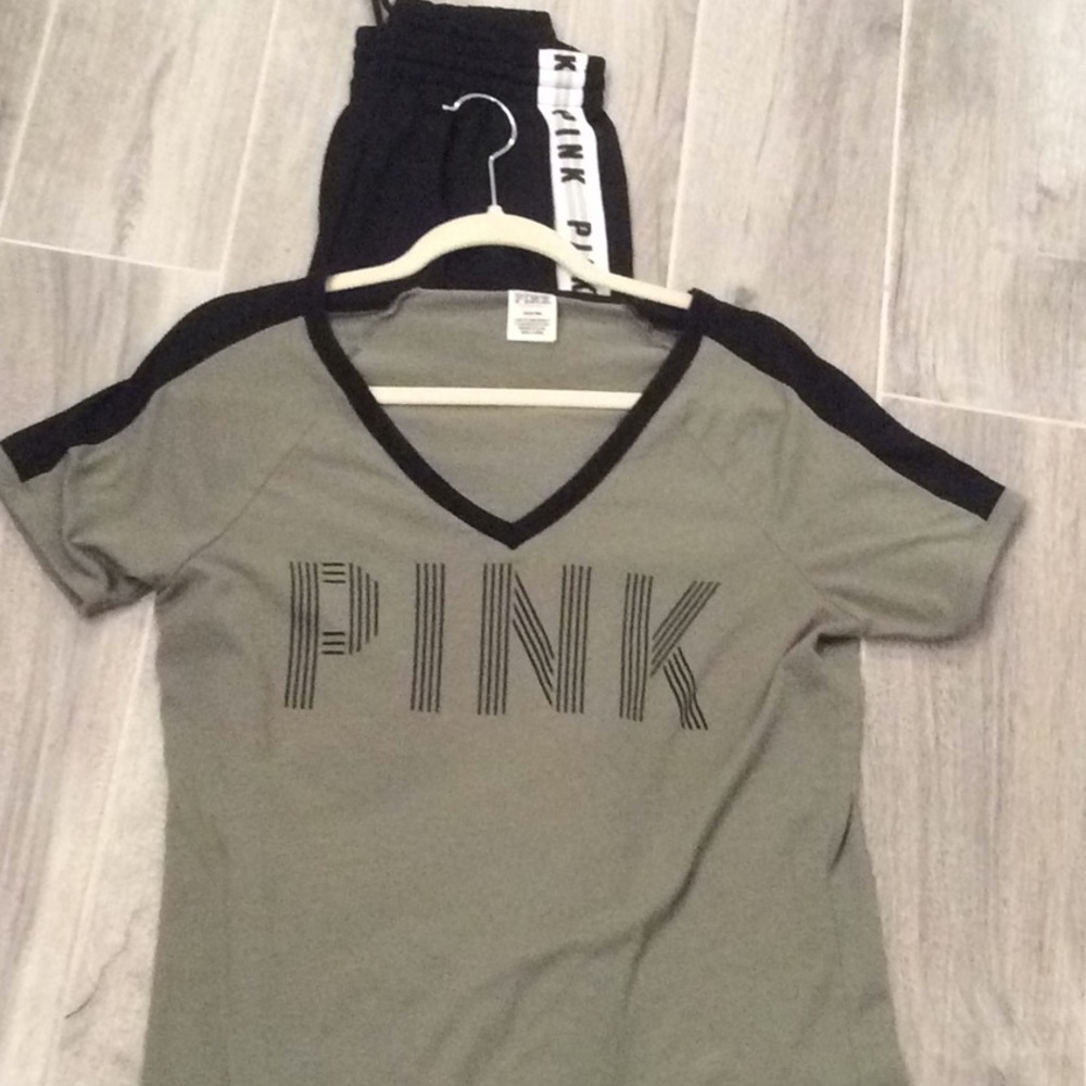 Pink by a Victoria’s Secret T Shirt